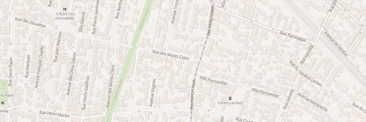 Plan du 136 Rue des Monts Clairs à Colombes