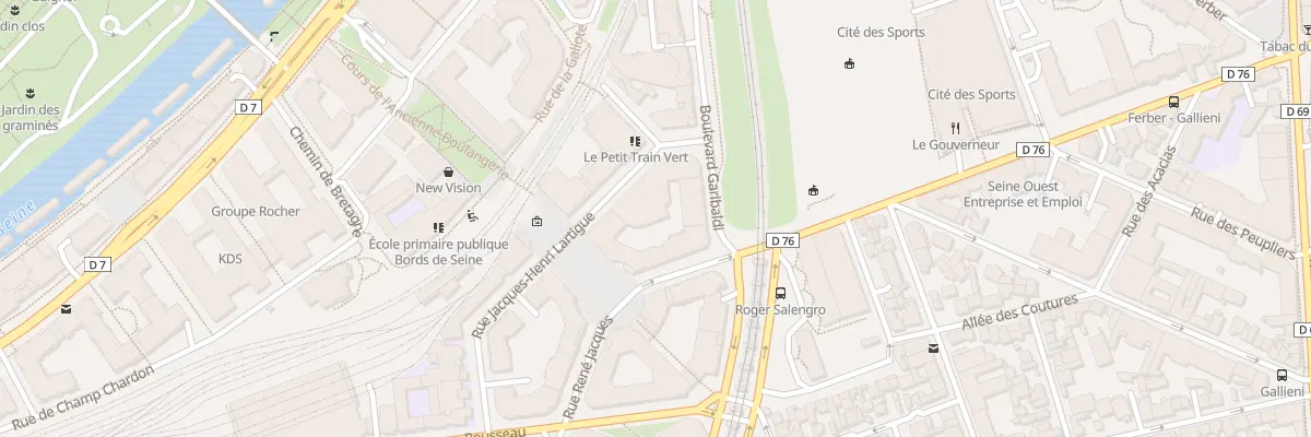 Plan du 4 Pl Jacques Madaule à Issy-les-Moulineaux