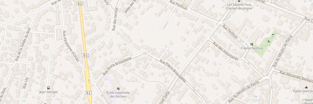 Plan du 98 Rue Pierre Brossolette à Clamart