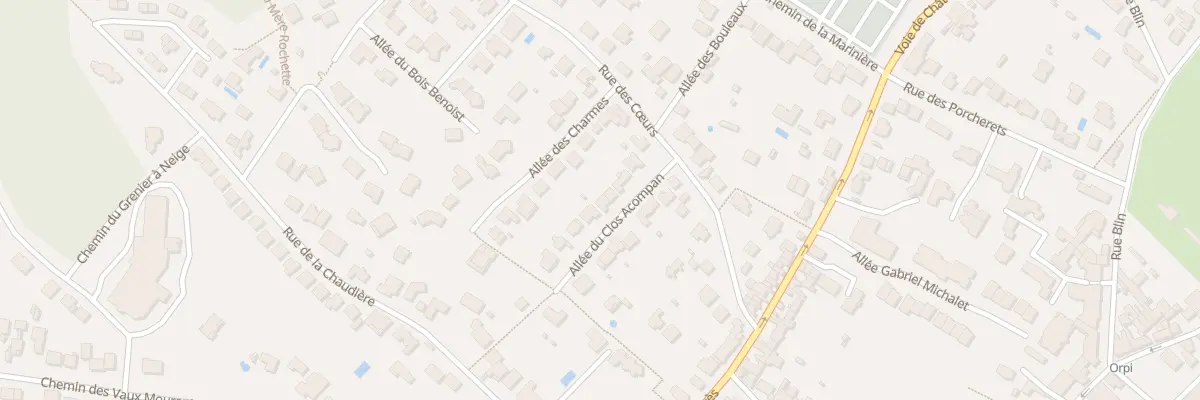 Plan du 8 All du Clos à Compan à Verrières-le-Buisson