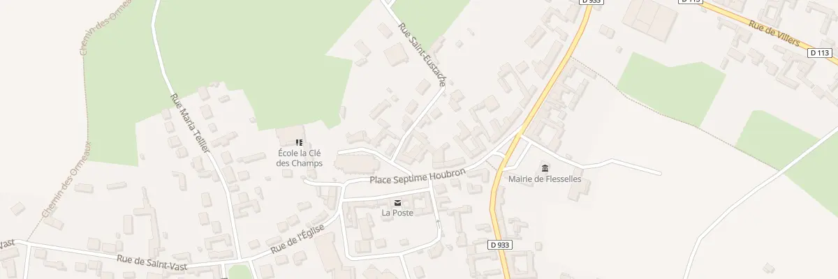 Plan du 90 Pl Septime Houbron à Flesselles