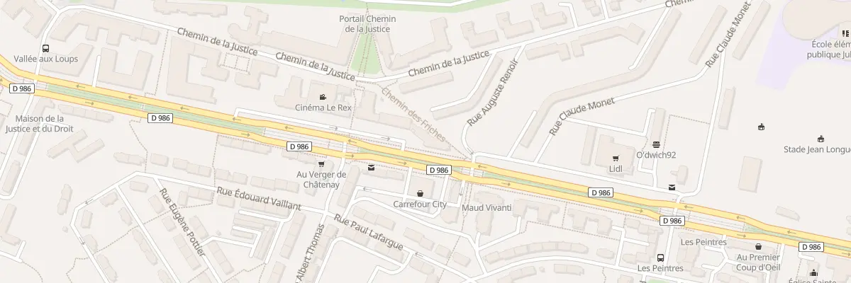 Plan du 350 Av de la Division Leclerc à Châtenay-Malabry