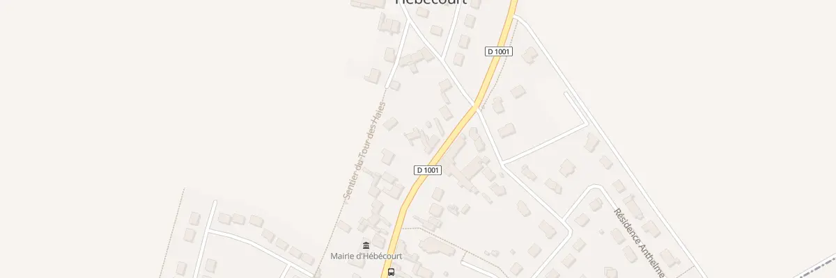 Plan du 6 Rue de Paris à Hébécourt