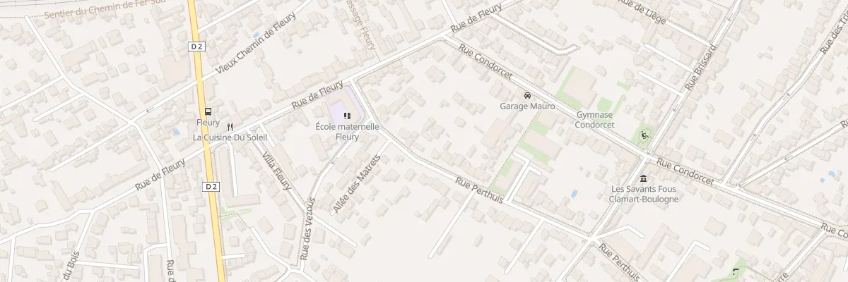 Plan du 96B Rue Perthuis à Clamart