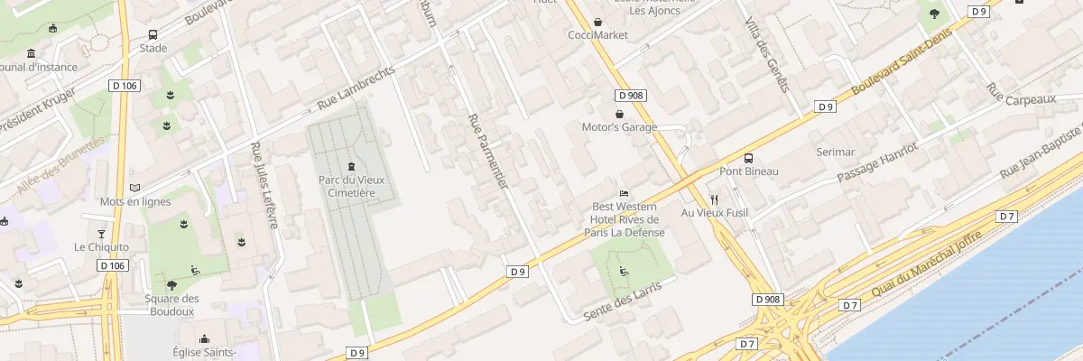 Plan du 67 Bd Saint-Denis à Courbevoie