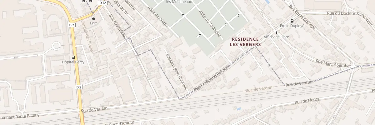 Plan du 58 Rue Ferdinand Buisson à Issy-les-Moulineaux