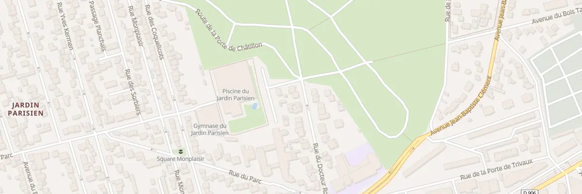 Plan du 33 Rue du Doc Roux à Clamart