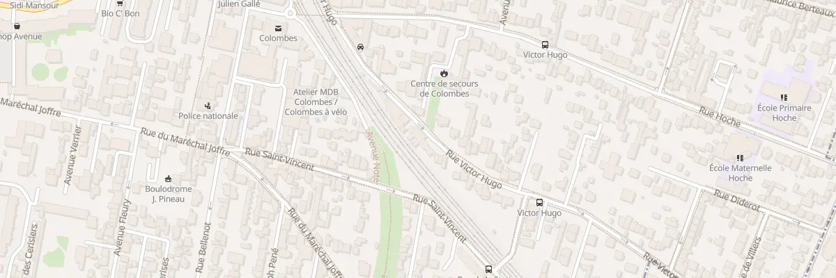 Plan du 14 Rue Victor Hugo à Colombes