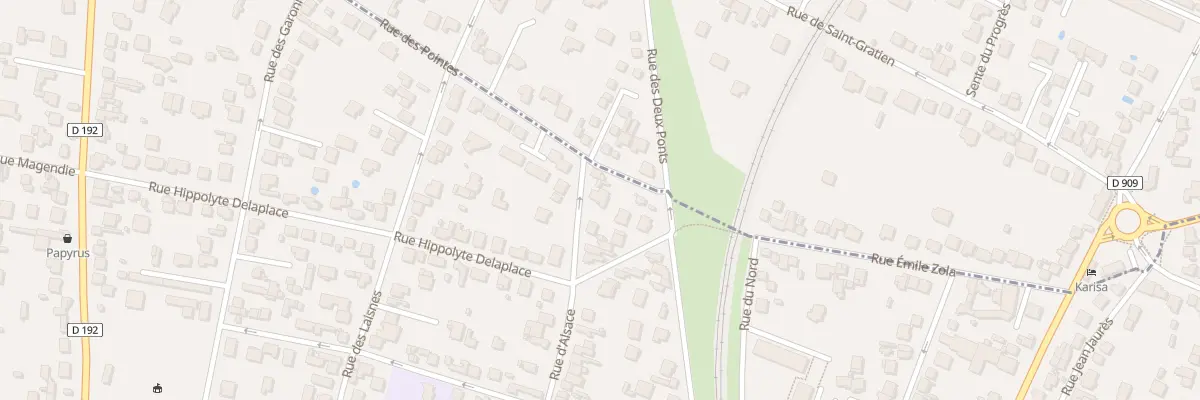 Plan du 44 Rue d’Alsace à Sannois