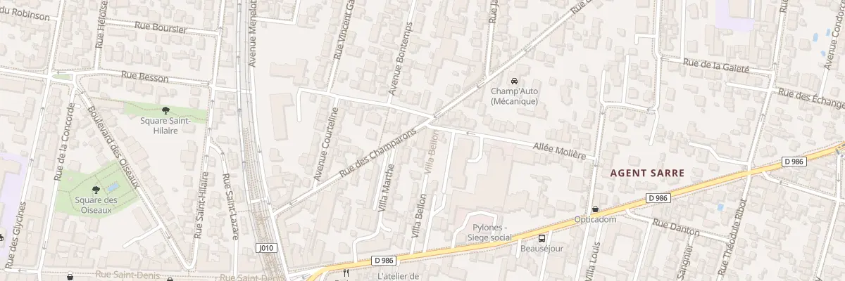 Plan du 32 Rue des Champarons à Colombes