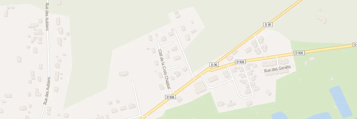 Plan du 8 Cite de la Croix Chaptal à Neuvy-sur-Barangeon