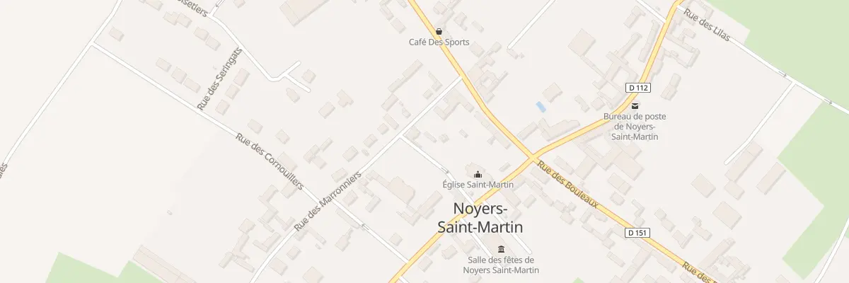 Plan du 69 Rue des Marronniers à Noyers-Saint-Martin