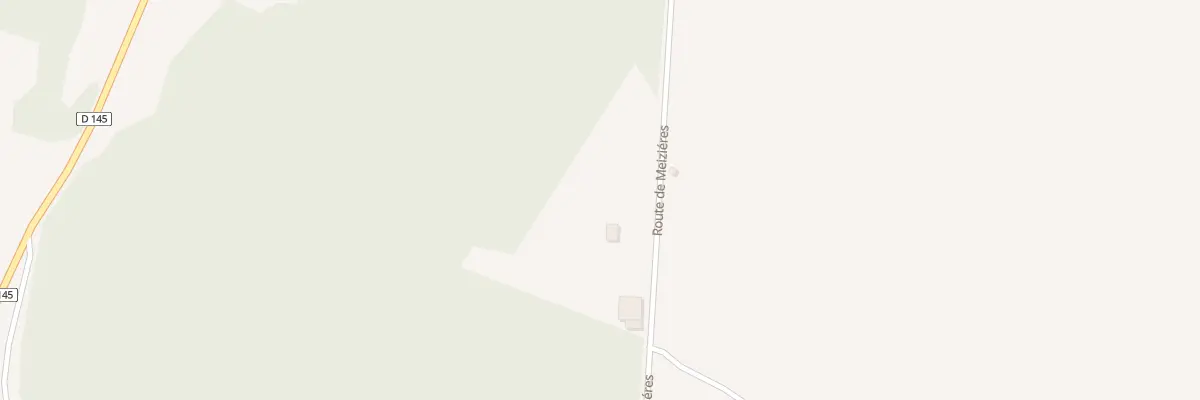 Plan du 28 Rte de Mézières à Puiselet-le-Marais