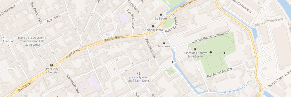 Plan du 9 Rue Jean Jaurès à Saint-Omer