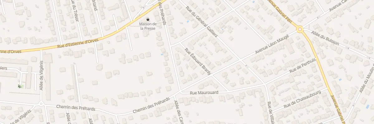 Plan du 6 Rue Edouard Branly à Verrières-le-Buisson