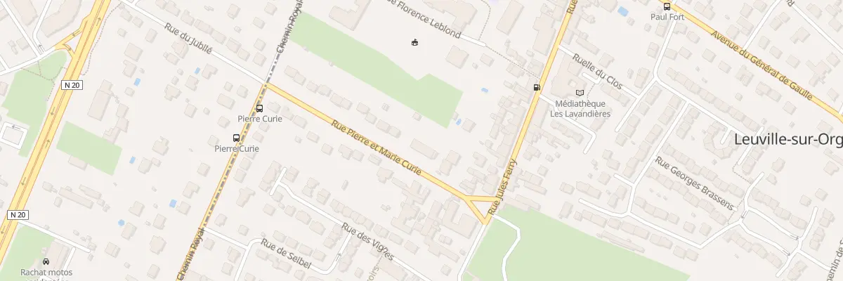 Plan du 23 Rue Pierre et Marie Curie à Leuville-sur-Orge