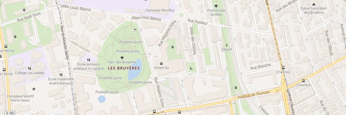 Plan du 20 Rue du Capitaine Guynemer à Bois-Colombes