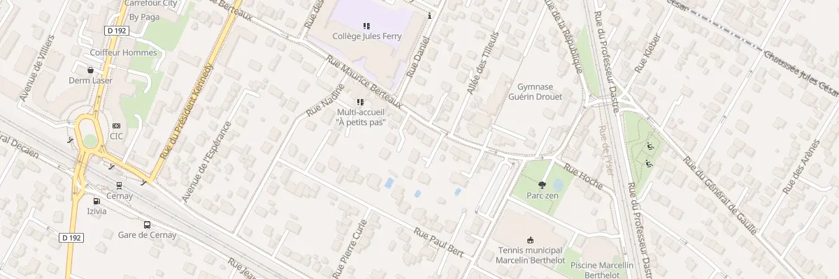 Plan du 40 Rue Maurice Berteaux à Ermont
