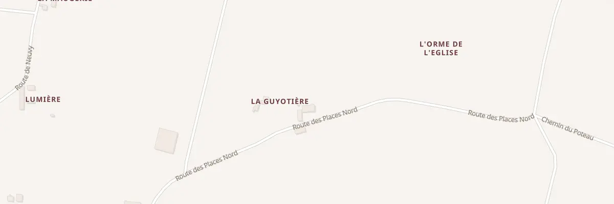 Plan du 5151 Les Places Nord à Guilly