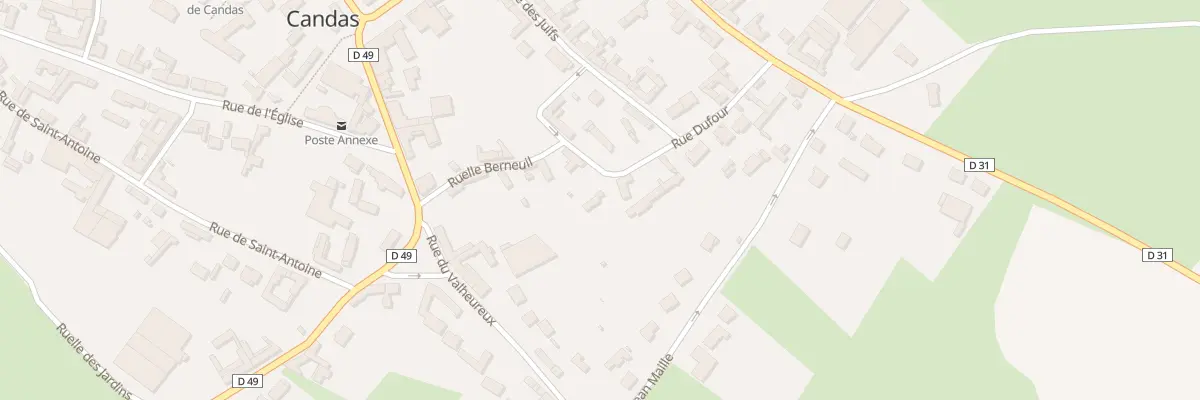 Plan du 17 Rue Dufour à Candas