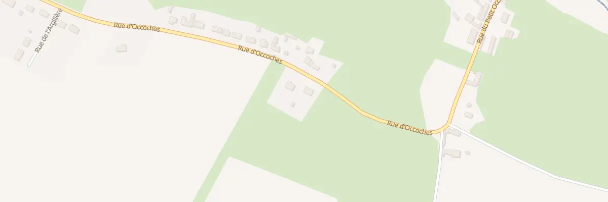 Plan du 18 Rue d’Occoches à Outrebois