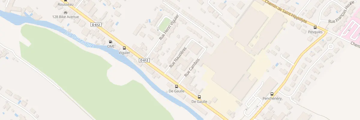 Plan du 6 Rue Nauzières à Castres