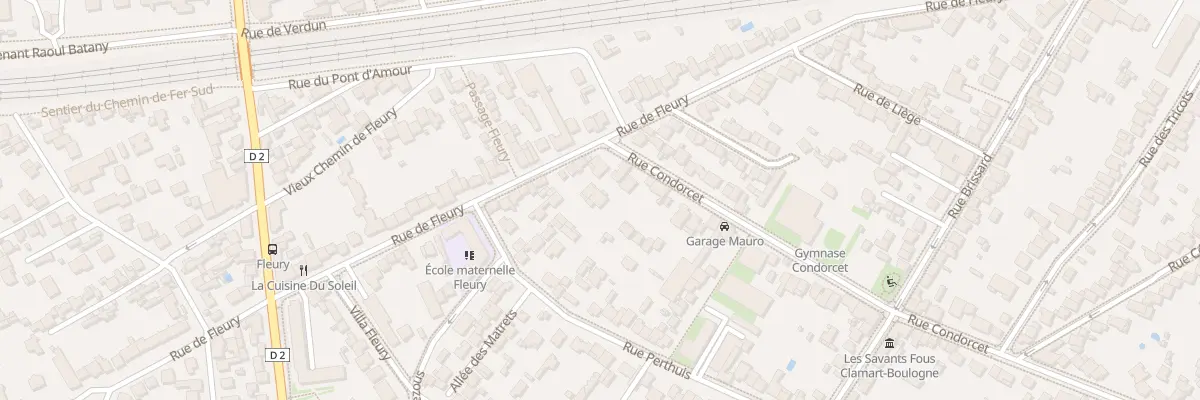 Plan du 101 Rue Condorcet à Clamart