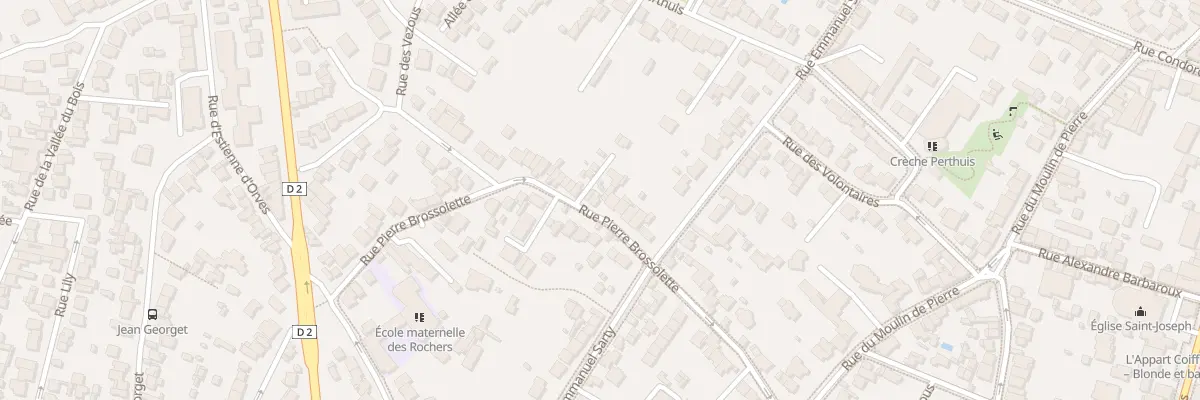 Plan du 88 Rue Pierre Brossolette à Clamart