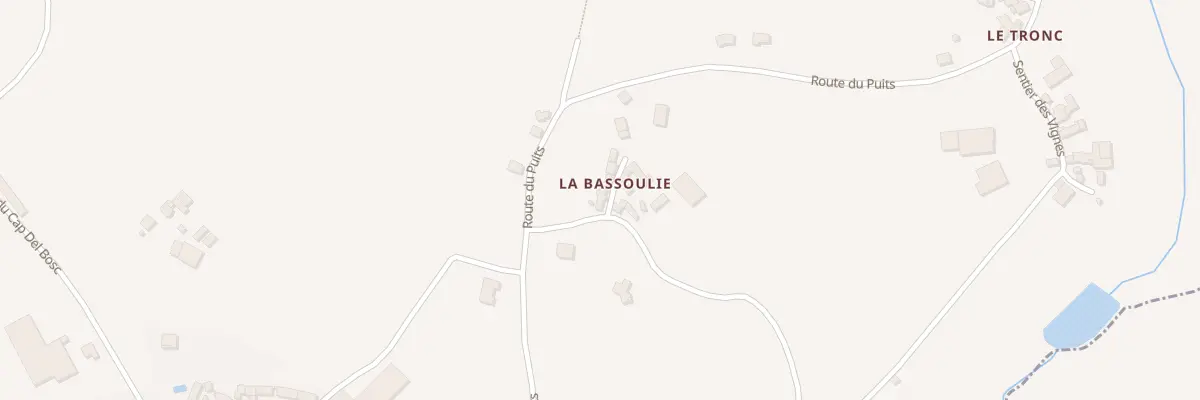 Plan du 5723 La Bassoulie à Anglars-Saint-Félix