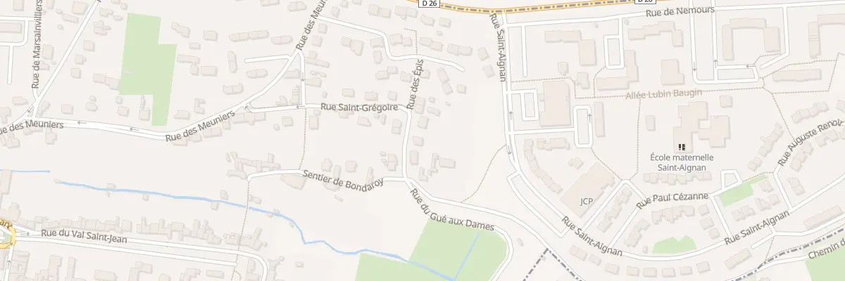 Plan du 4 Rue de Saint Gregoire à Pithiviers