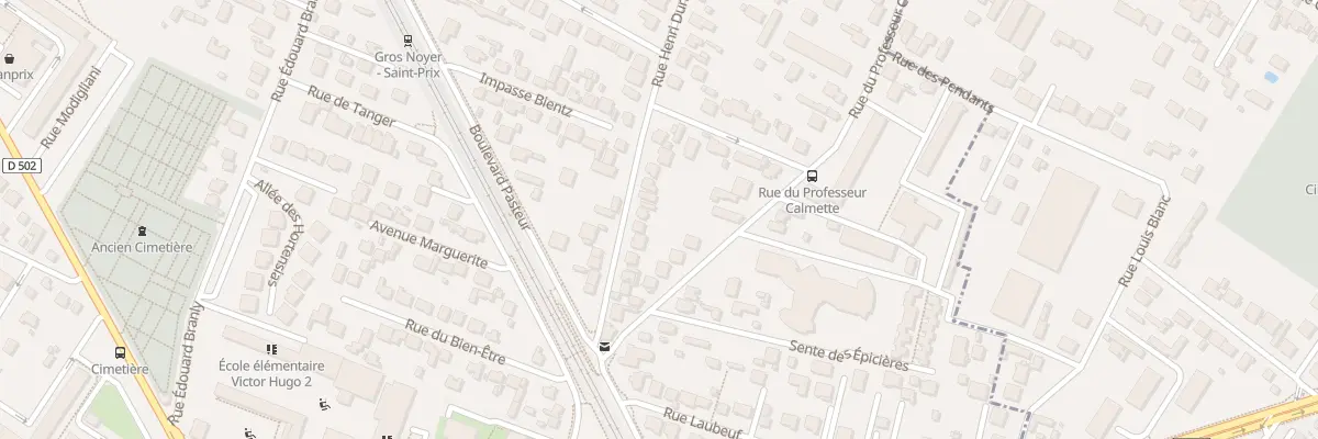Plan du 96 Rue Henri Dunant à Ermont