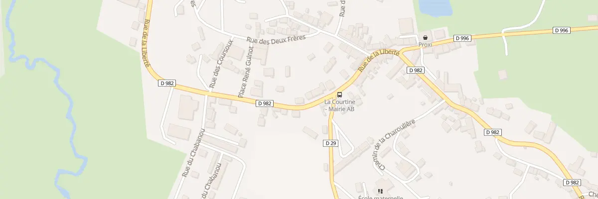 Plan du 18 Rue de la Liberté à La Courtine