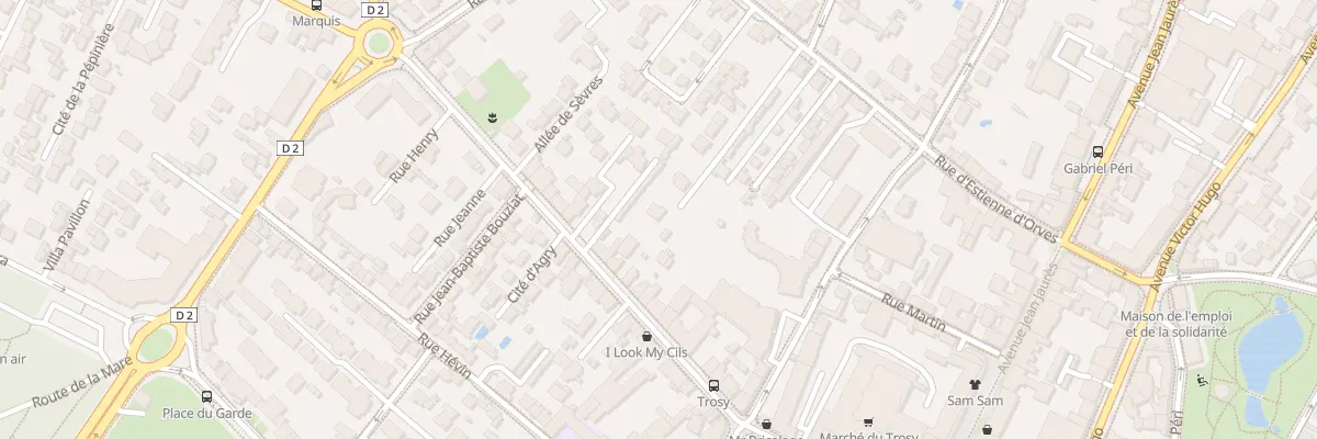 Plan du 19 Rue d’Estienne d’Orves à Clamart
