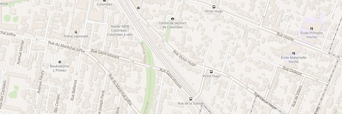 Plan du 20B Rue Victor Hugo à Colombes