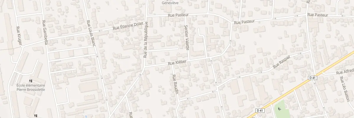 Plan du 7 Rue Kleber à Argenteuil