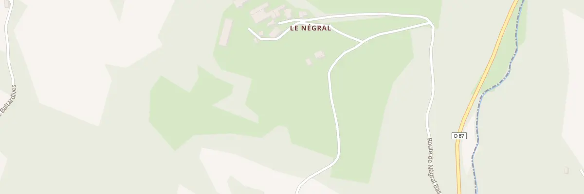 Plan du 5072 Le Negral à Lugan