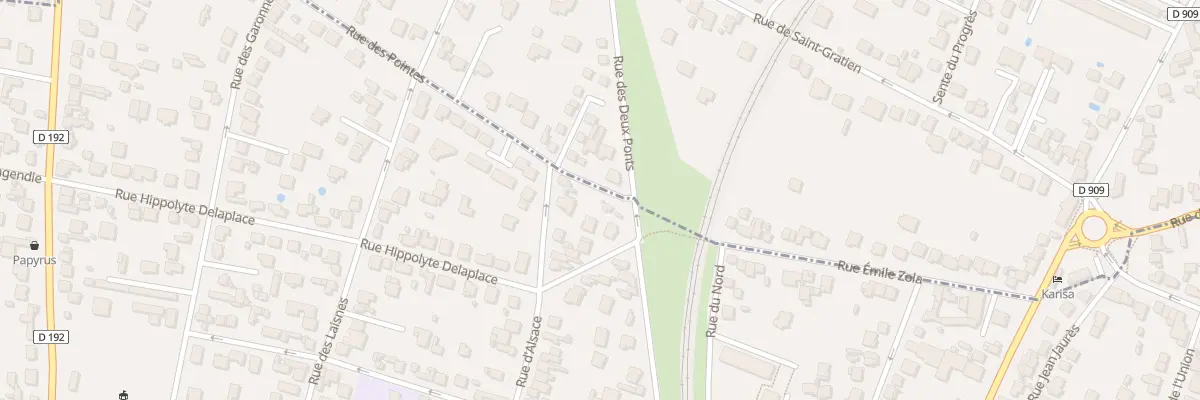 Plan du 50 Rue des Pointes à Sannois