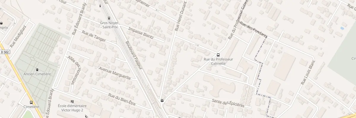 Plan du 116 Rue Henri Dunant à Ermont