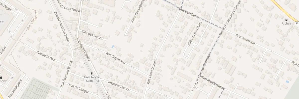 Plan du 291 Rue Henri Dunant à Ermont