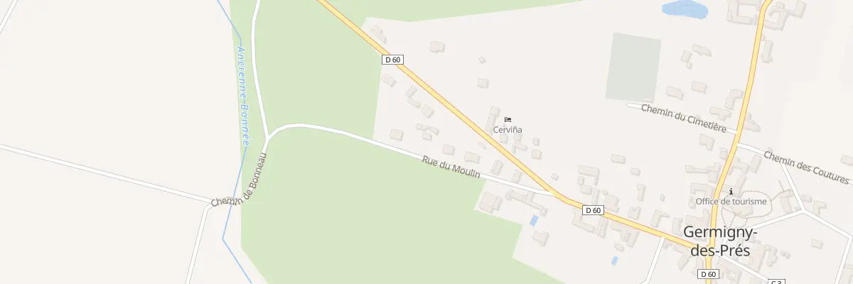 Plan du 14 Rue du Moulin à Germigny-des-Prés