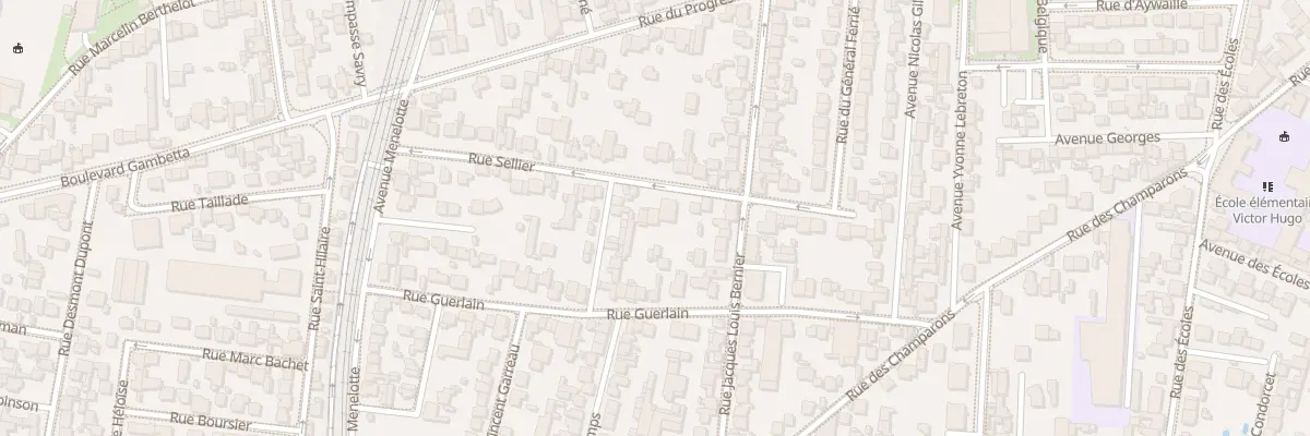Plan du 46 Rue Sellier à Colombes