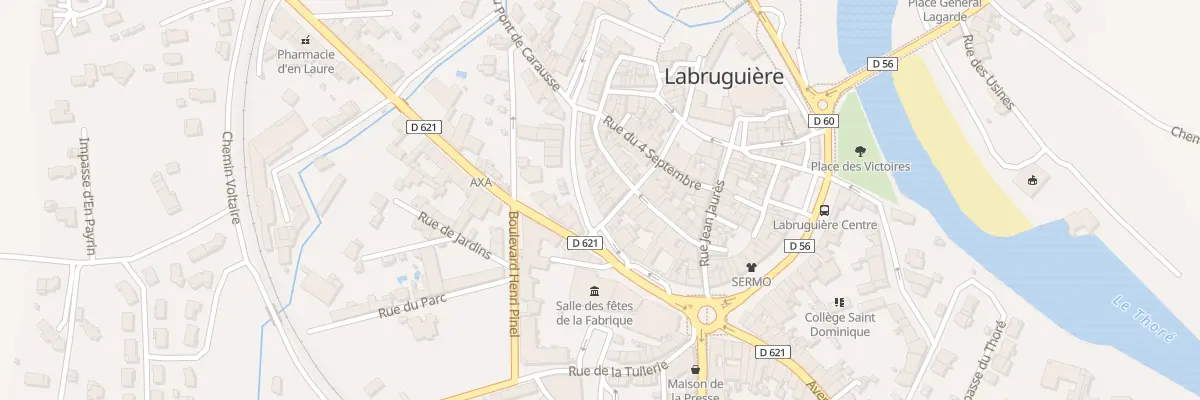 Plan du 18 Bd Gambetta à Labruguière