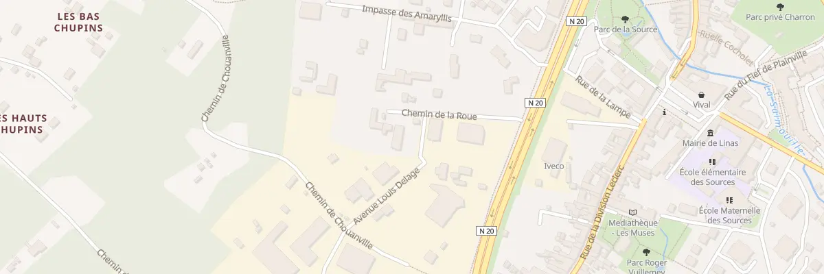 Plan du 19 Che de la Roue à Linas