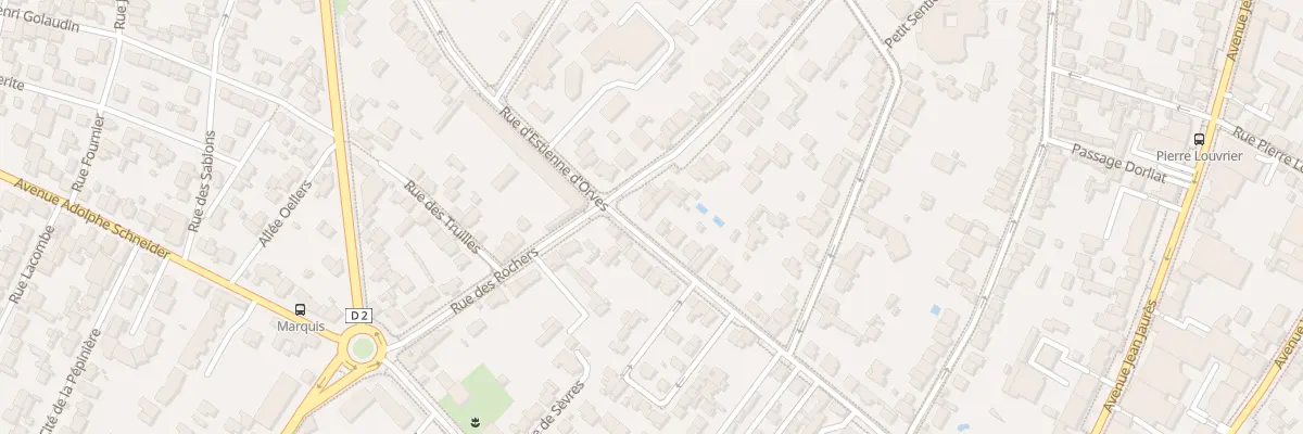 Plan du 40 Rue d’Estienne d’Orves à Clamart