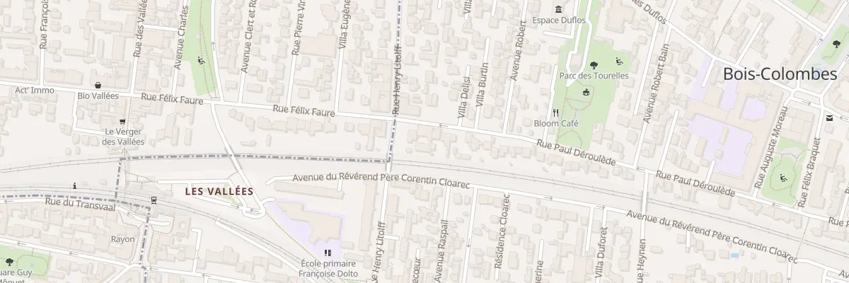 Plan du 129 Rue Paul Déroulède à Bois-Colombes