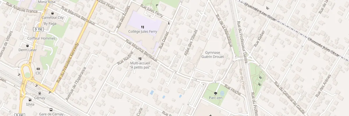 Plan du 21 Rue Maurice Berteaux à Ermont