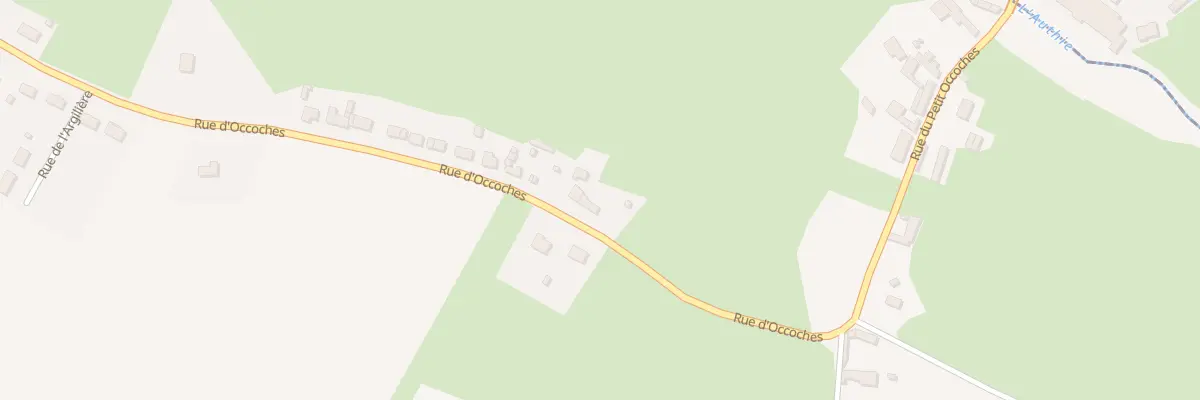 Plan du 21 Rue d’Occoches à Outrebois