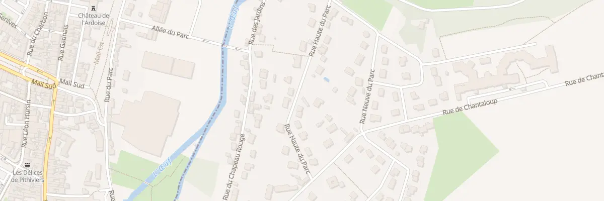 Plan du 12 Rue Haute du Parc à Dadonville