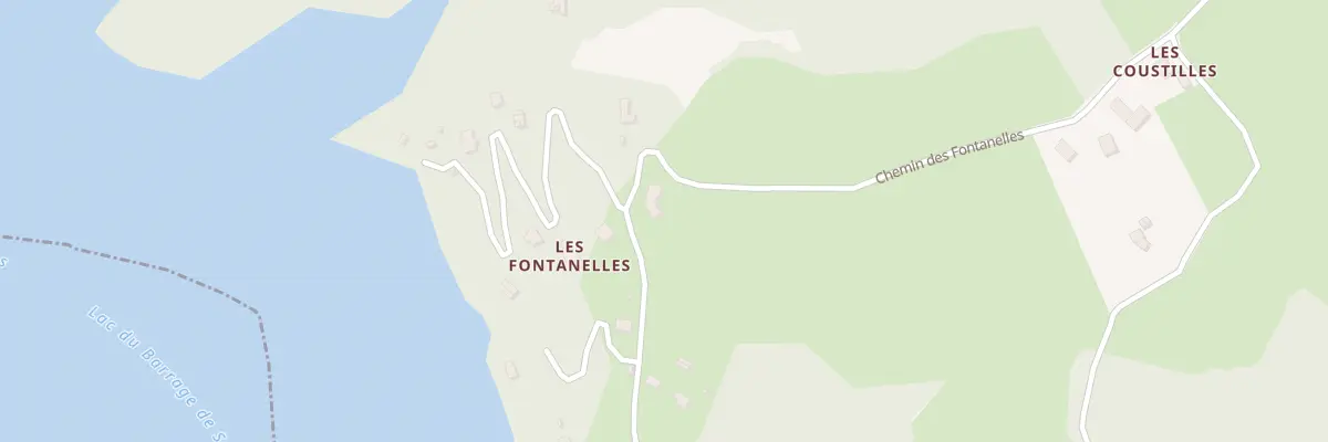 Plan du 6128 Les Fontanelles à Lacapelle-Viescamp