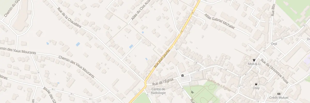 Plan du 15 Rue Jean Jaurès à Verrières-le-Buisson